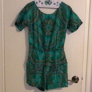 LIKE NEW, J Crew silk jumpsuit